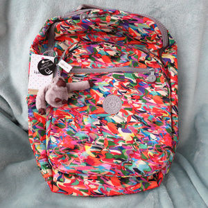 Kipling Seoul Large Backpack Wavepool Splash